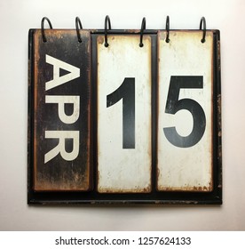 April 15 On Vintage Calendar