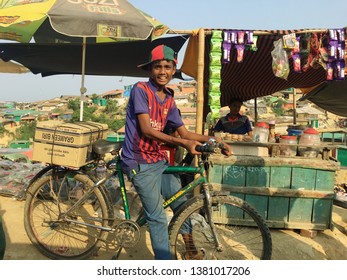 April 16, 2019. Ukhia-Cox's Bazar-Bangladesh/Kutupalong Refugee Camp, They Are Muslims And From Rohingya. They Fled From Ethnic And Religious Persecution In Myanmar. 