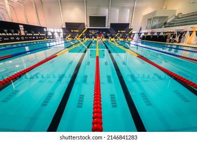 April 17, 2022, Preparations For The Invictus Games In Swimming Pool The Hofbad In The Hague - The Netherlands