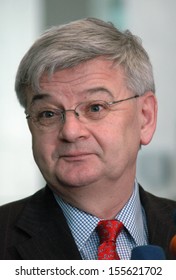 APRIL 19, 2005 - BERLIN: Foreign Minister Joschka Fischer At A Conference In Berlin.