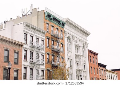 April 20 2020 - Hoboken NJ: Buildings Of Hoboken's Washington Street