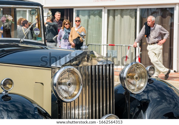 APRIL 2016: Rally of Ancient Cars Barcelona Sitges,\
Catalonia, Spain