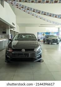 April 2022, Jakarta Indonesia, a Volkswagen or VW Polo at a dealer showroom in Jakarta Indonesia