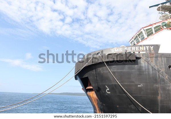 April, 2022. The supply vessel, Offshore vessel\
named \