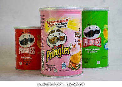 April 24, 2022 Ukraine, Pringles Chips, Original Flavor Owned By The Kellogg Company