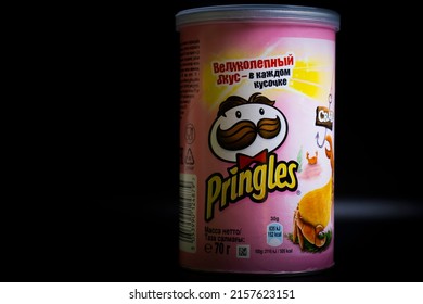 April 24, 2022 Ukraine, Pringles Chips, Original Flavor Owned By The Kellogg Company