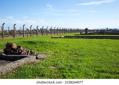 April 25 2022; Auschwitz, Poland : Nazi Concentration And Extermination Camp , Final Solution , Adolf Hitler