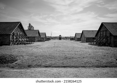 April 25 2022; Auschwitz, Poland : Nazi Concentration And Extermination Camp , Final Solution , Adolf Hitler