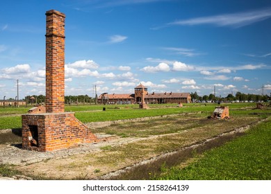 April 25 2022; Auschwitz, Poland : Nazi Concentration And Extermination Camp , Final Solution , Adolf Hitler