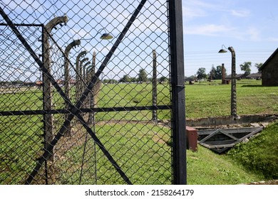 April 25 2022; Auschwitz, Poland : Nazi Concentration And Extermination Camp , Final Solution , Adolf Hitler