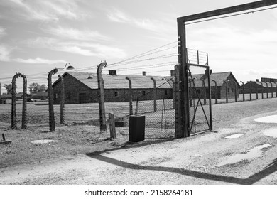 April 25 2022; Auschwitz, Poland : Nazi Concentration And Extermination Camp , Final Solution , Adolf Hitler