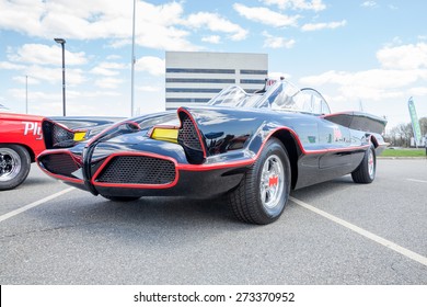 APRIL 26, 2015 - Woodbridge, NJ: A Replica Of The Original Batmobile Is Shown At The Cars Of The Hollywood Screen Car Show.