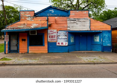 APRIL 30, 2019 - WASHINGTON COUNTY, LA, USA - Run Down Store Accepting EBT Cards In Washington Parish, LA