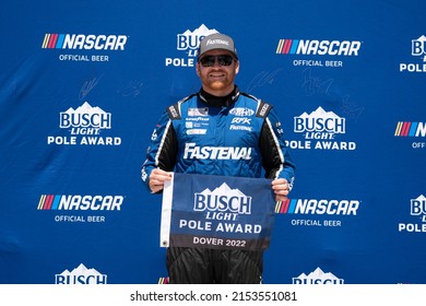 April 30, 2022 - Dover, DE, USA: Chris Buescher Wins Pole Award For The DuraMAX Drydene 400  At Dover Motor Speedway In Dover, DE.