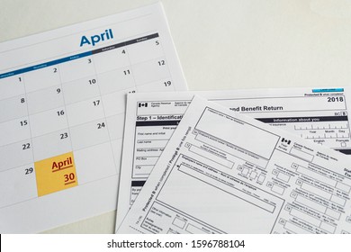 April 30 - Canada Tax Day . Deadline To Sub,it Personal Income Tax Returns