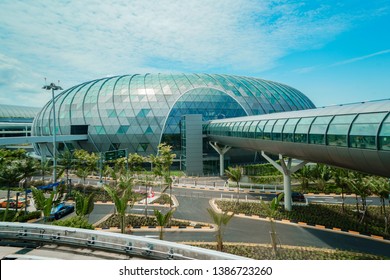 APRIL 30,2019- Jewel Changi in Singapore. Image from skytrain.