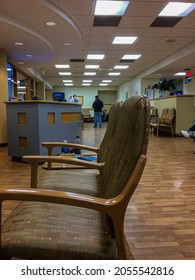 April 7, 2019 Charleston WV USA Charleston Memorial Hospital Waiting Room.