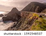 APRIL 9, 2019, CENTRAL COAST, CALIFORNIA, USA - Springtime on California Coast, Pacific Coast Highway