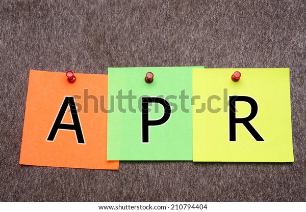 April Abbreviation Apr Text Written On Stock Photo Edit Now