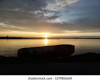 April Sunset On Presque Isle Bay.