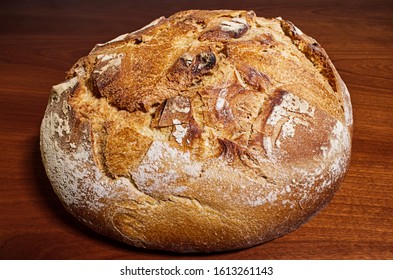 Apulian Bread.  Altamura Italian Bread (pane Pugliese)