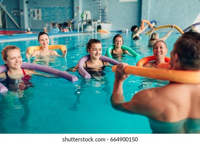 Aqua aerobics, healthy water sport - Powered by Shutterstock