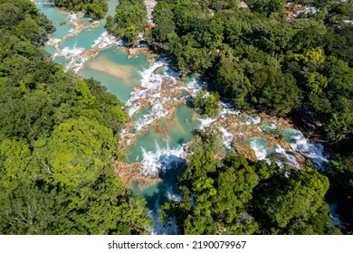 Aqua Azul In Sierra Madre Mountains, Mexico