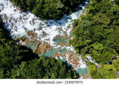 Aqua Azul In Sierra Madre Mountains, Mexico