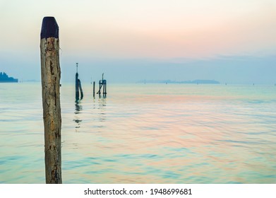 Aqua Sunrise Over Venice Lagoon