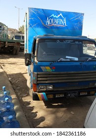 An Aquafina Transport Truck    - Karachi Pakistan - Oct 2020