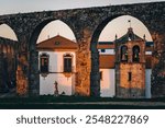 The Aqueduct of Santa Clara in Vila do Conde, Portugal.