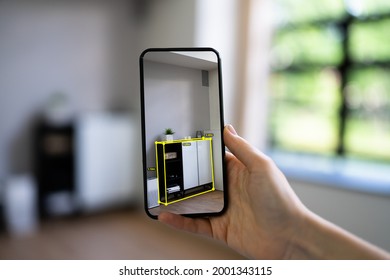 AR Mobile Phone Furniture Measurement App And Virtual Meter