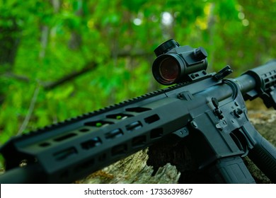 AR-15 With Red Dot Sight 