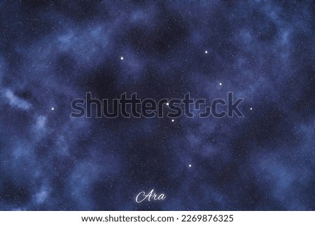Ara star constellation, Brightest Stars, Altar constellation