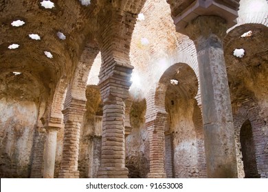 Arab Baths In Ronda, Malaga, Spain