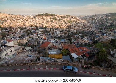 Arab Neighborhoods In Jerusalem. Gehenna Valley