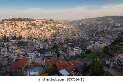 Arab Neighborhoods In Jerusalem. Gehenna Valley