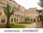 the arab norman church of San Giovanni degli Eremiti at Palermo, Sicily, Italy