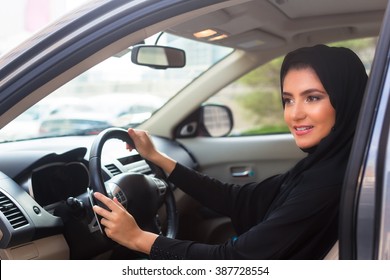 Arab Women Driving Car