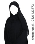 Arab women in traditional Designer Abaya model. You can add your face and use it