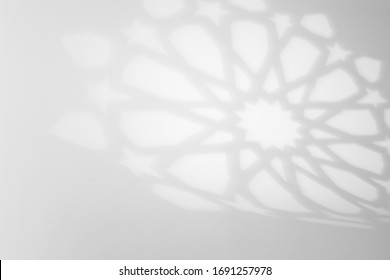 Arabesque shadow, you can use it as overlay layer on any photo. - Shutterstock ID 1691257978