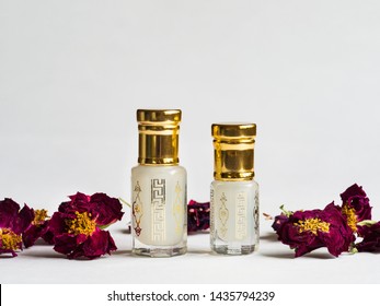 Arabian Oud Attar Perfume In Mini Bottles.