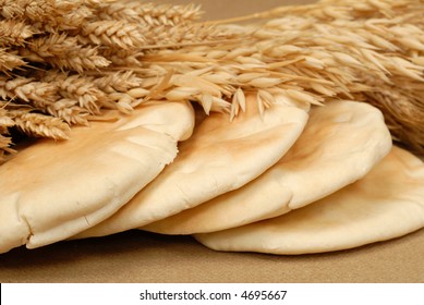 Arabic Bread On The Table