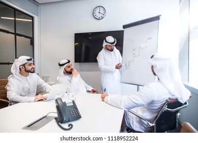 Arabic business team in the office