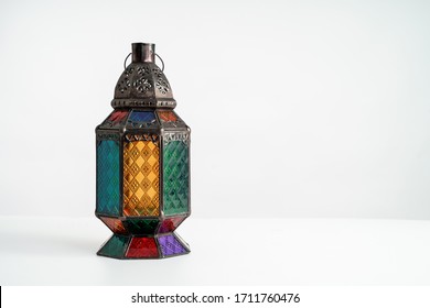 Arabic candle lantern, Ramadan kareem background