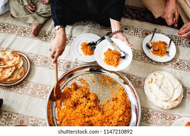 Arabic Familly Table Food 