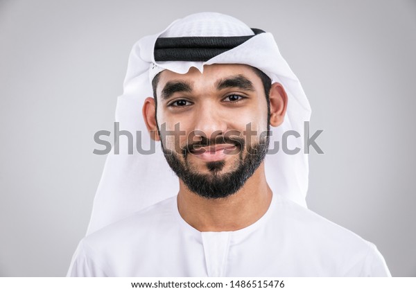 Arabic Handsome Man Studio Portraits Stock Photo Edit Now 1486515476