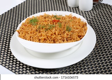 Arabic Kabsa Rice, Traditional Food 