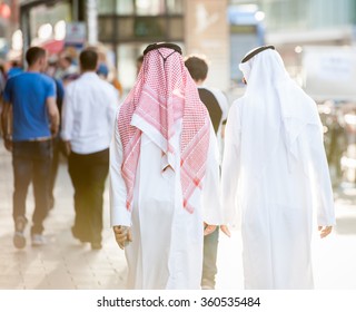 Arabic men on the street