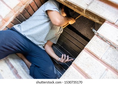 Imagenes Fotos De Stock Y Vectores Sobre Cleaning Fireplace